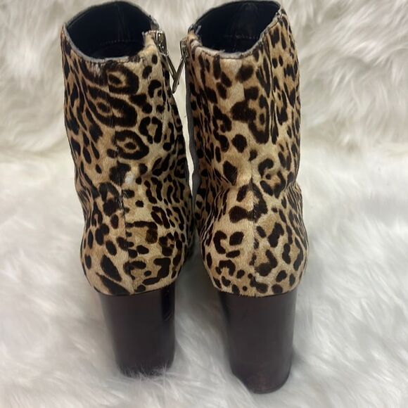 Sam Edelman Corra Leopard Booties Size 8.5 B82 - Picture 8 of 10